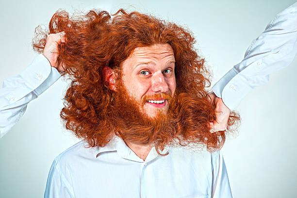 istock The Angry man tearing his hair 626373300