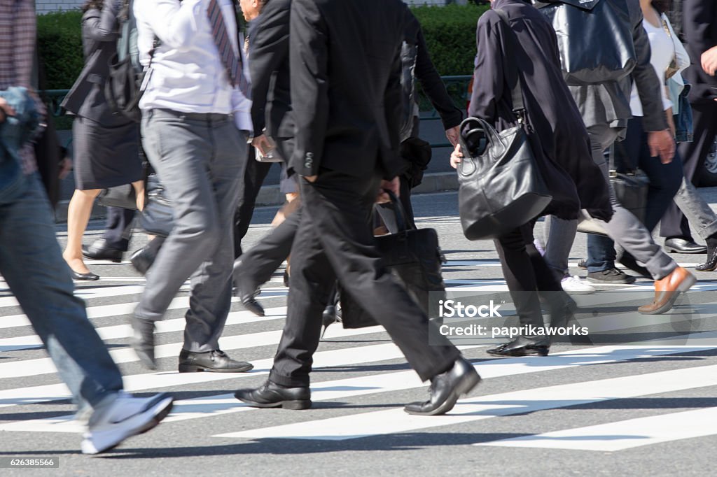 Commuting scenery in Japan (businessman) Businessman Stock Photo