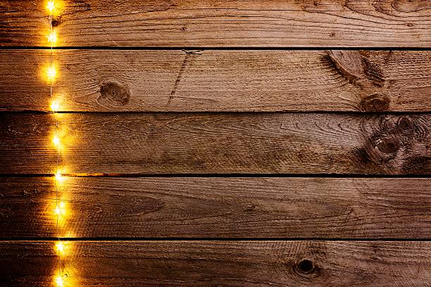istock Old wooden rustic Christmas background 626393582