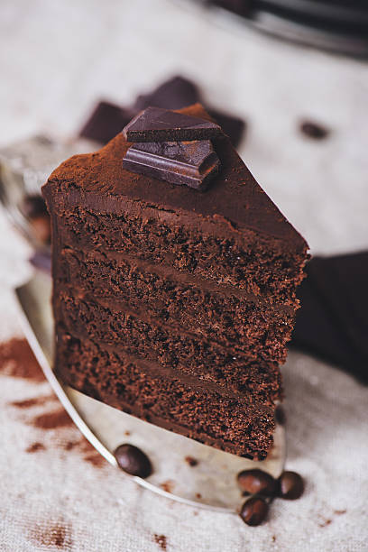 istock Slice of a chocolate cake 626399660