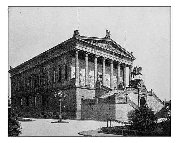 istock Antique photograph of National Gallery, Berlin 626400478