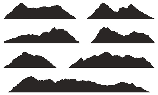 Vector set of outdoor design elements.