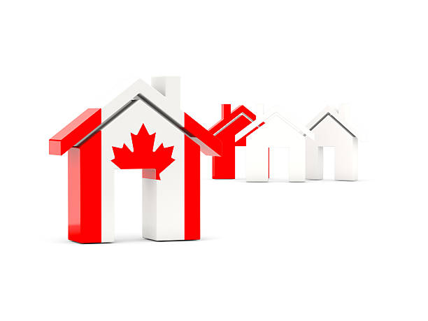 Flag of canada, home icon