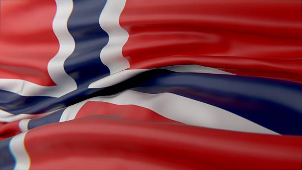 istock Flag Background of Norway 626408456
