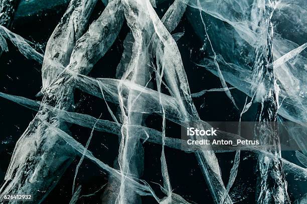 Eistextur Baikal Russland Stockfoto und mehr Bilder von Eis - Eis, Gebrochen, Abenteuer