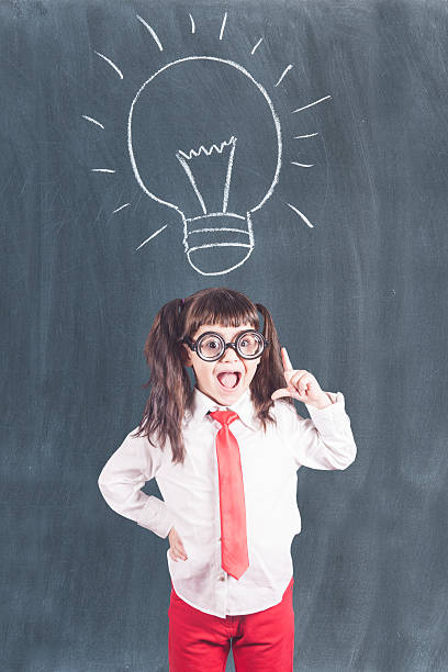 istock Smart little girl having an idea 626422810