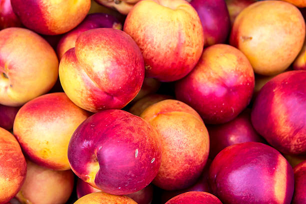 istock Heap Of fresh ripe Peaches 626423590