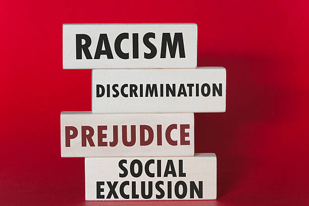 istock Racism, discrimination, prejudice and social exclusion message 626427554