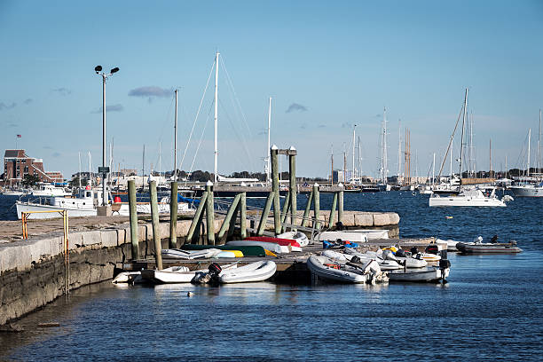 istock Marina bay with boats 626428854