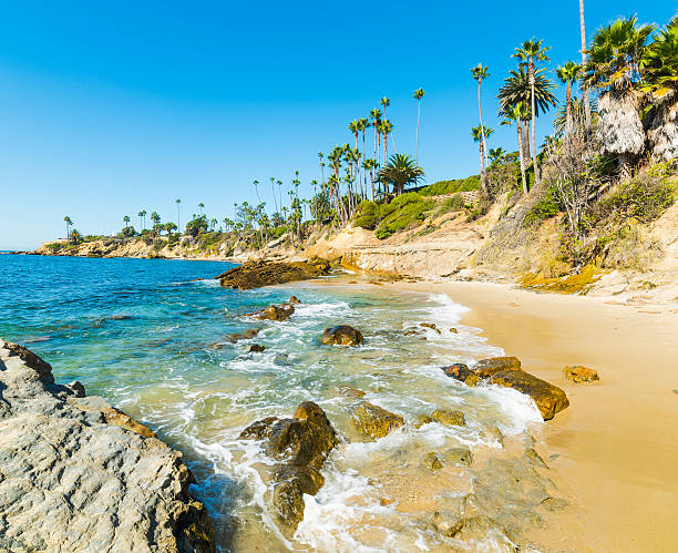 Laguna Beach shoreline Laguna Beach shoreline, California laguna beach california photos stock pictures, royalty-free photos & images