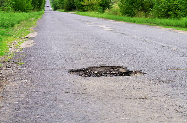 Hole in the ground. Norway.