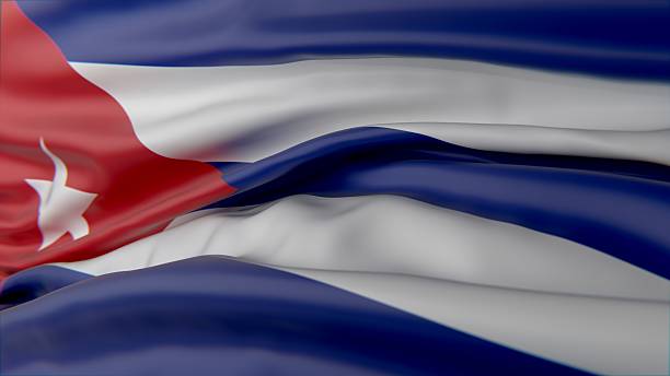 istock Flag Background of Cuba 626437096