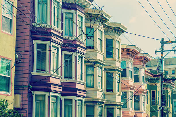 istock Victorian buildings in San Francisco 626441034