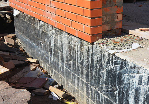 istock Waterproofing foundation walls. Foundation Waterproofing and Damp proofing Coatings 626445244
