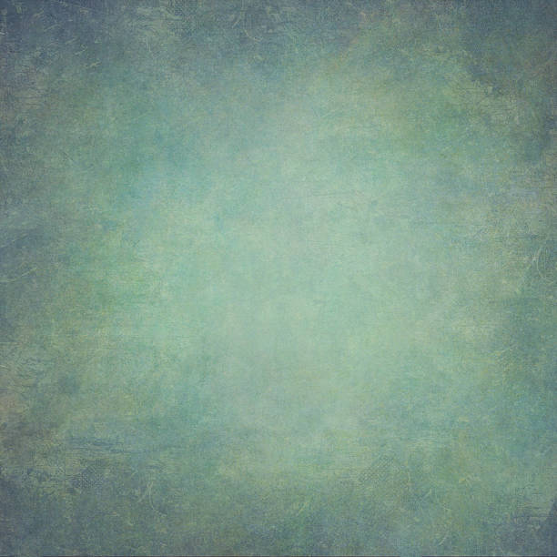 istock Abstract blue green hand-painted vintage background 626446198