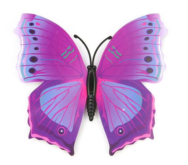 istock purple fake butterfly isolated 626446374