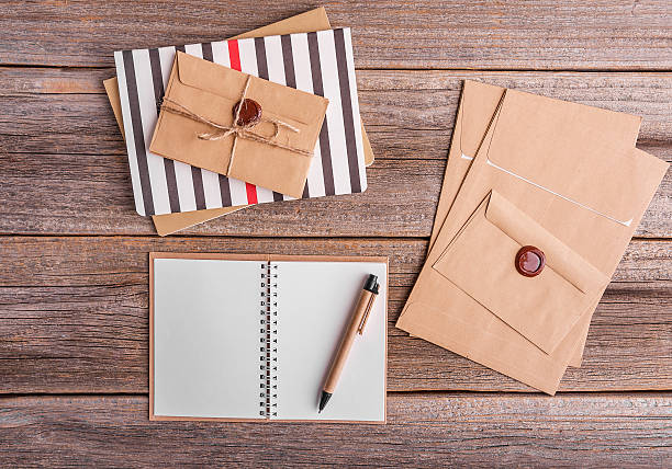 istock Blank for writing the letter or congratulations. 626449252