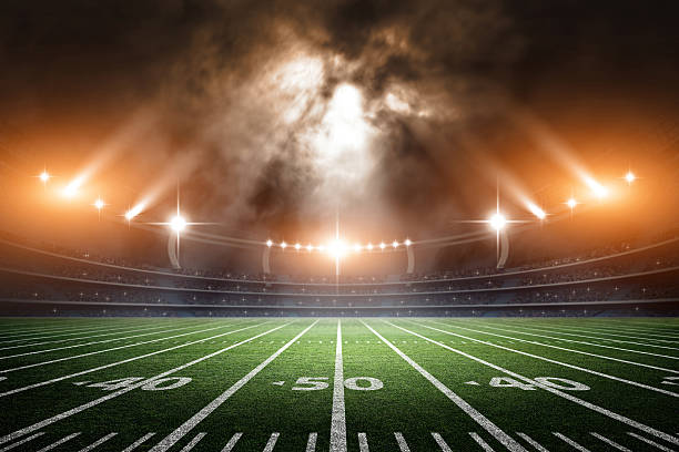 istock American Soccer Stadium, 3d rendering 626455250
