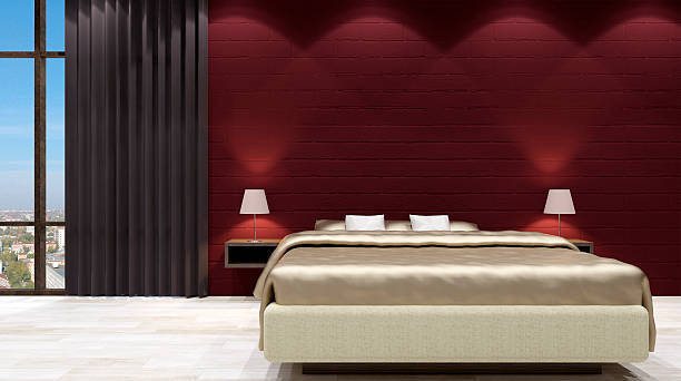 istock The modern design of the bedrooms. 3d rendering 626455968