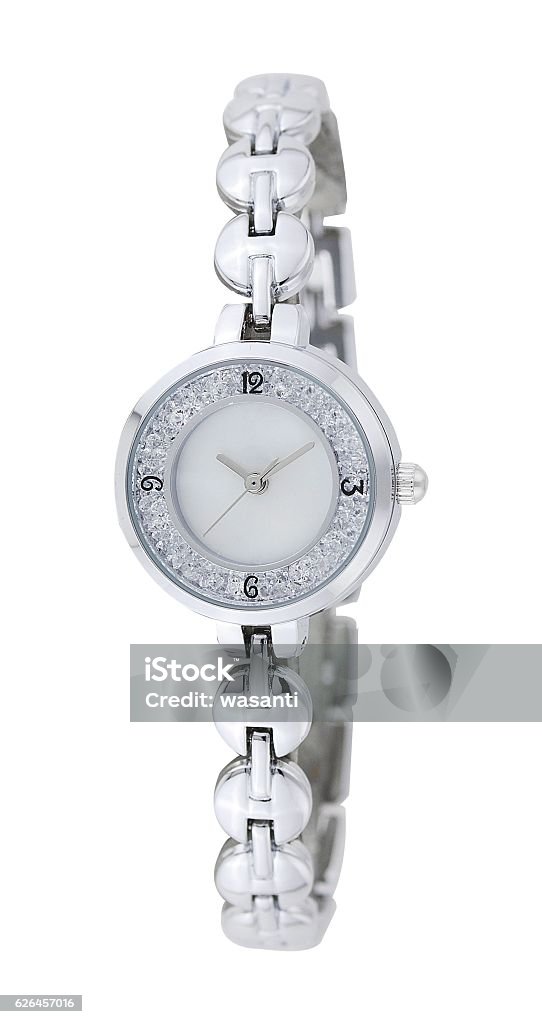 Watch Isolated on white background Accuracy Stock Photo