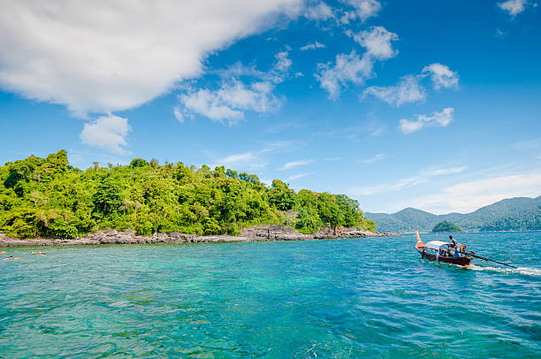 istock Panoramic view of beach koh lipe at south thailand 626457654