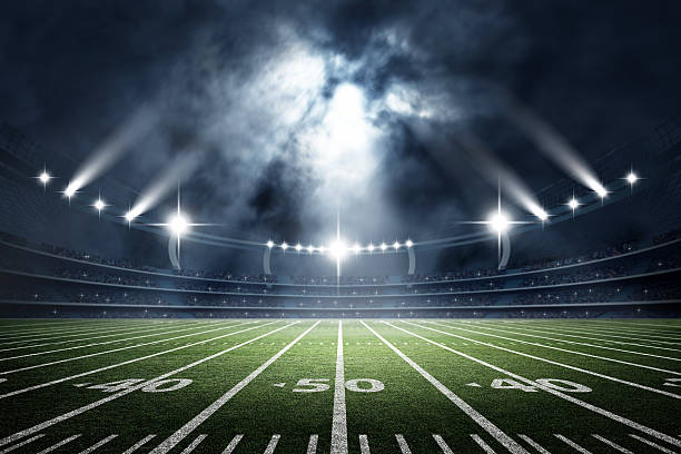 istock American Soccer Stadium, 3d rendering 626459840