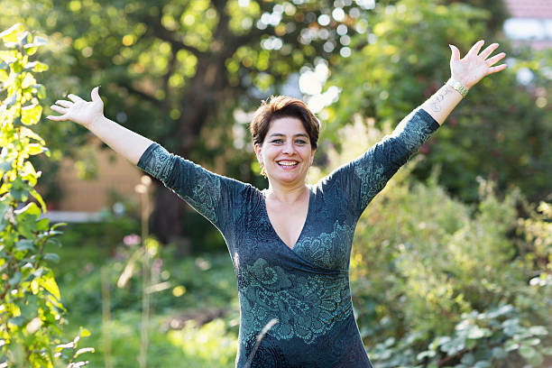 istock mature woman relaxation outdoors in nature 626460216