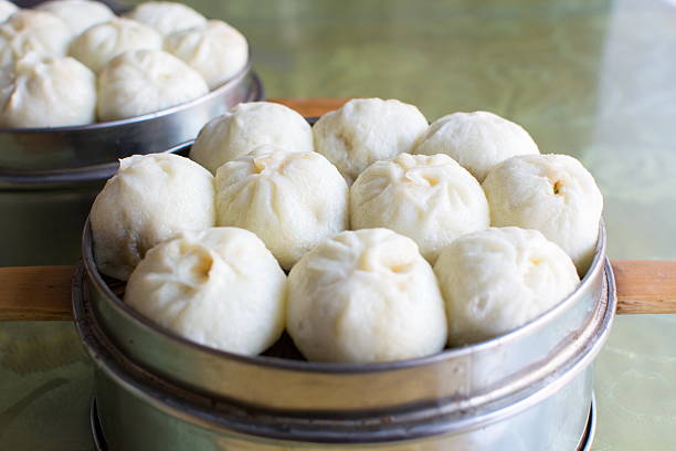 Steamed Chinese Meat Buns Baozi