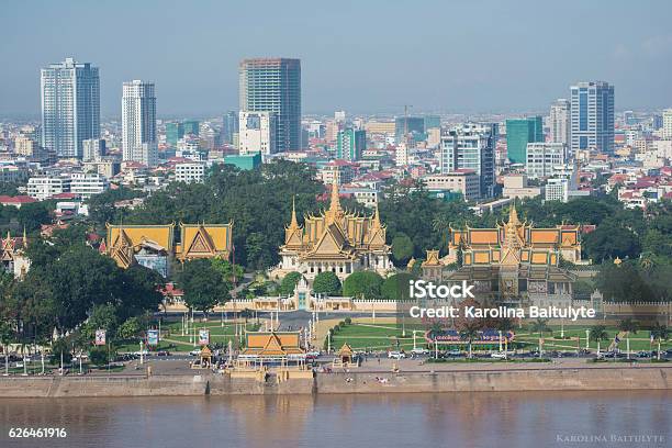 Phnom Penh Cityscape Stock Photo - Download Image Now - Phnom Penh, Cambodia, City