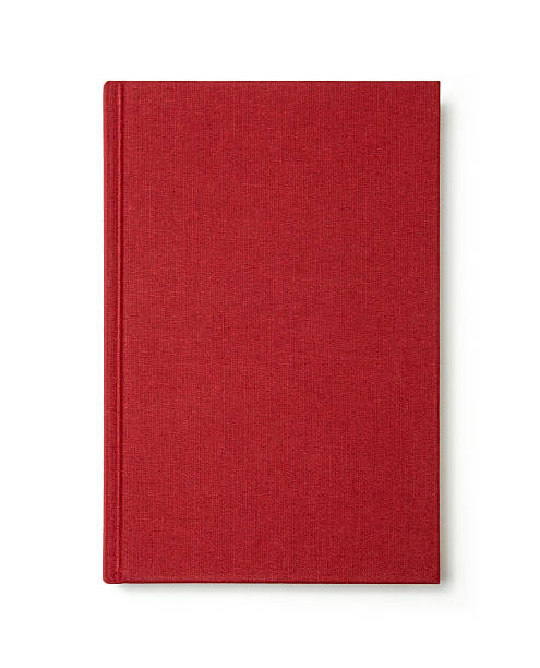 Red book. Red book with blank cover isolated. book cover stock pictures, royalty-free photos & images