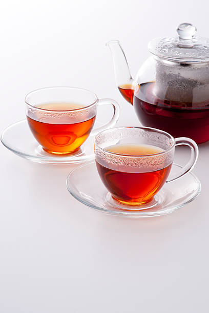 istock Black tea in glass cups 626462268