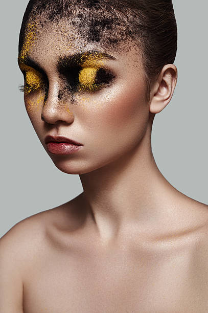 istock Fashion beauty female Model with creative Makeup 626462742