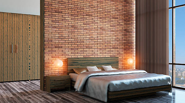istock The modern design of the bedrooms. 3d rendering 626464066