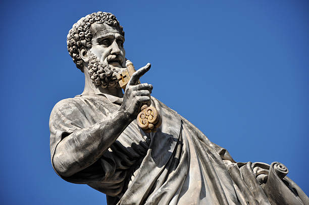 istock Statue of Saint Peter in Saint Peter square. Vatican city 626486562