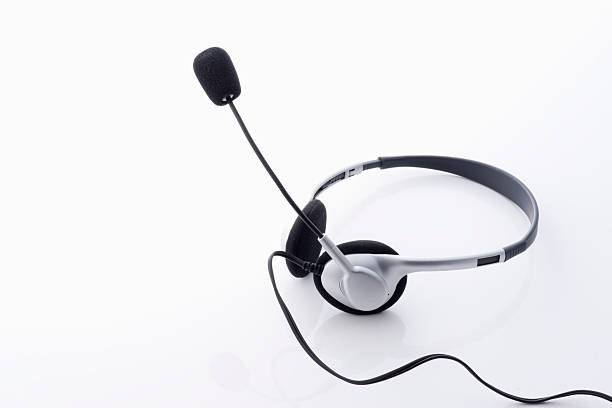 istock Close up of headset 626487254
