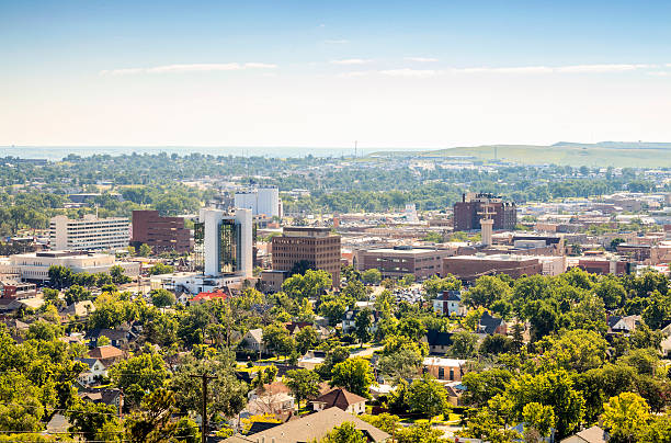 Rapid City, South Dakota, USA Panorama of Rapid City, South Dakota, USA south dakota stock pictures, royalty-free photos & images