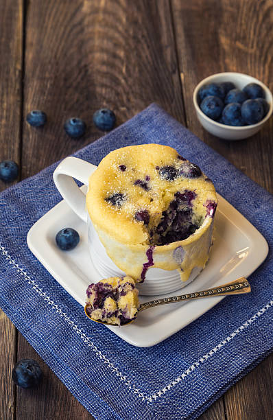 istock Homemade blueberry muffin mug cake 626491102