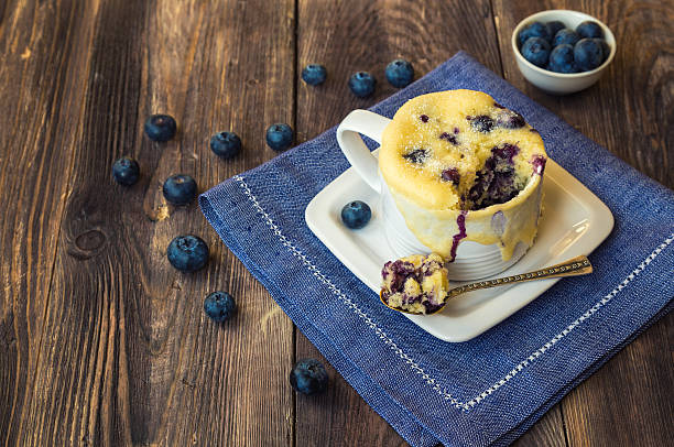 istock Homemade blueberry muffin mug cake 626491424