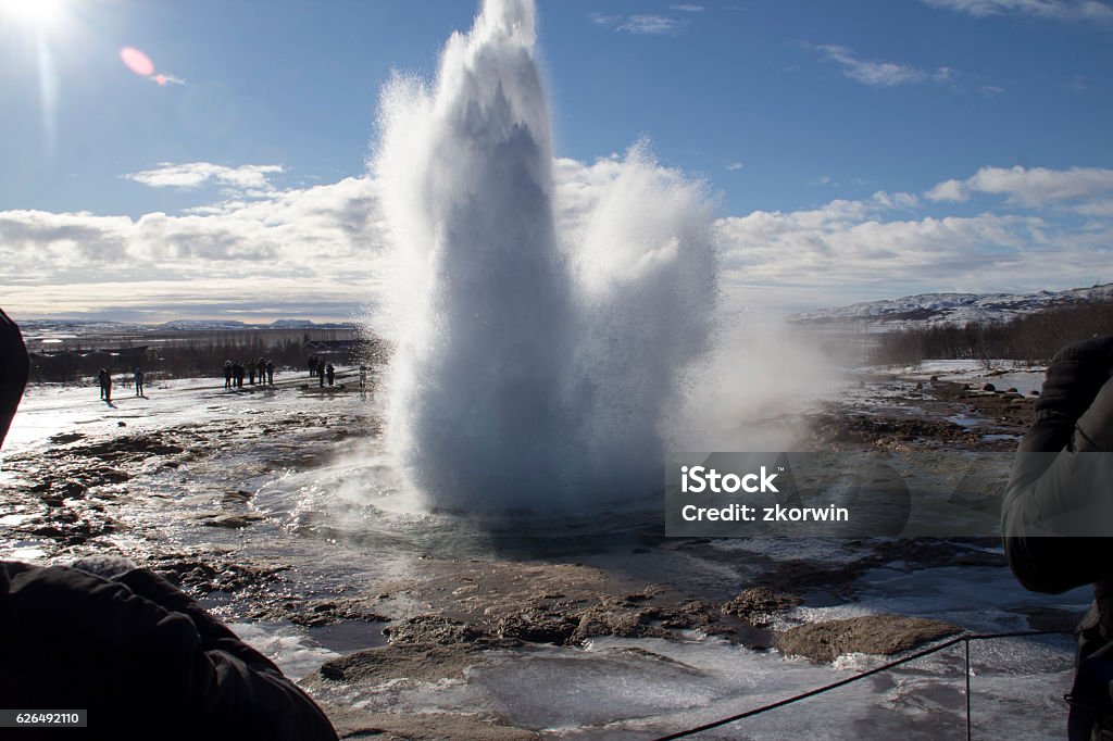 Geyser Exploding More Stock Photo - Download Image Now - Exploding ...