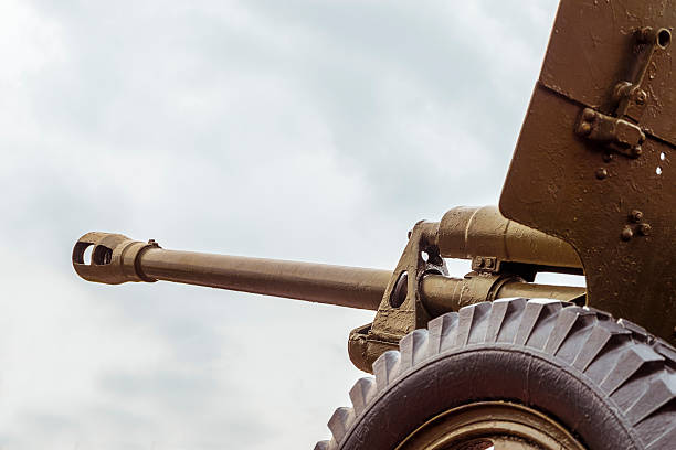 istock Barrel of artillery cannon 626499884