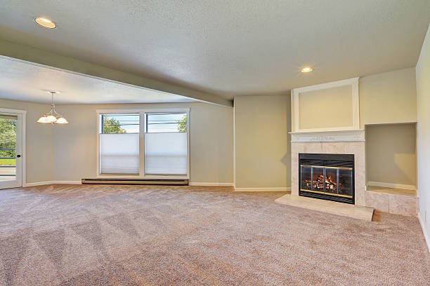 istock Empty apartment interior with freshly painted walls 626501174
