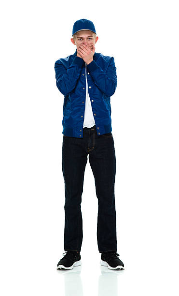 istock Man covering his mouth 626511252