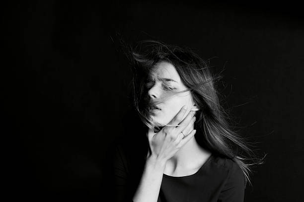istock young girl with long hair.Model, posing, 626511722