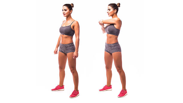 istock Young woman doing sport exercise. 626514576