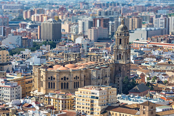 istock Aerial view on Malaga Cathedral 626514856