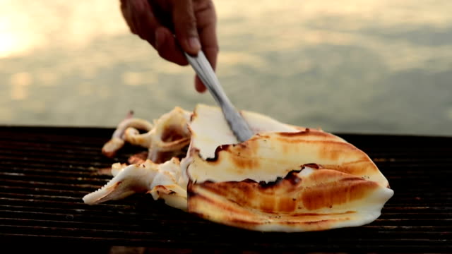 Grilled squid.