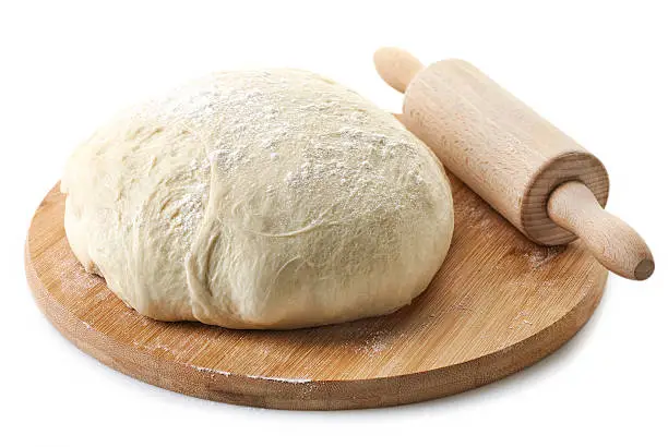 Photo of fresh raw dough