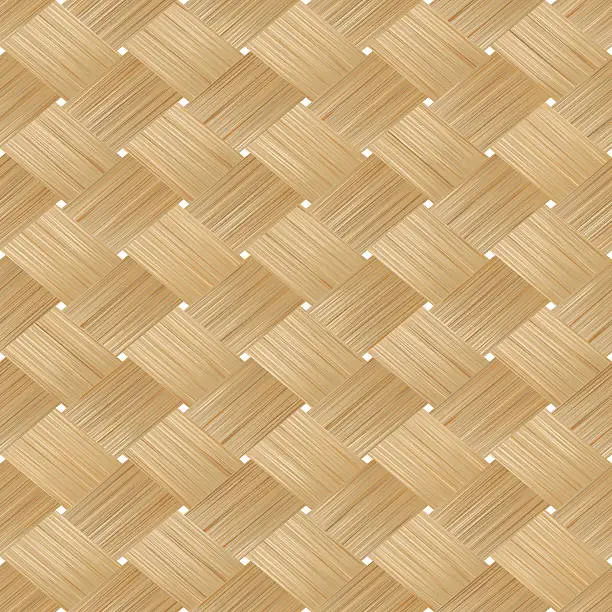 Vector illustration of Bamboo wood