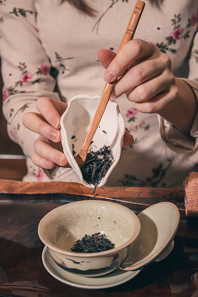 tea ceremony is performed by master