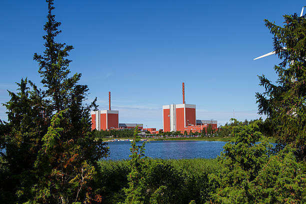 Olkiluoto Nuclear Power Plant stock photo